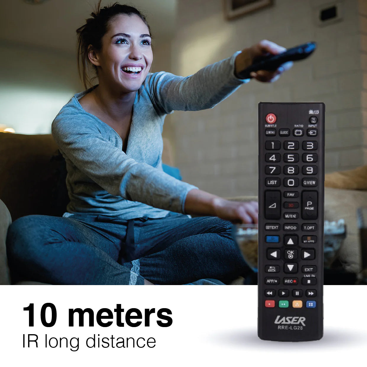Laser Universal LG Replacement TV Remote (No Setup)