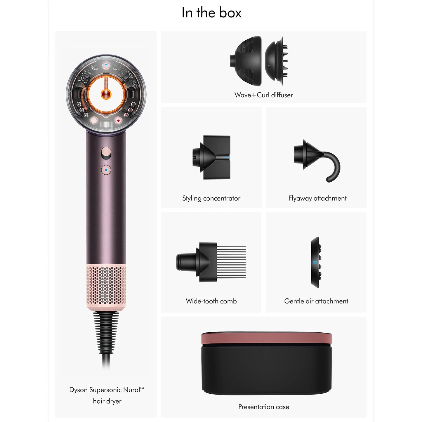 Dyson Supersonic Nural Intelligent Hair Dryer (Jasper Plum)