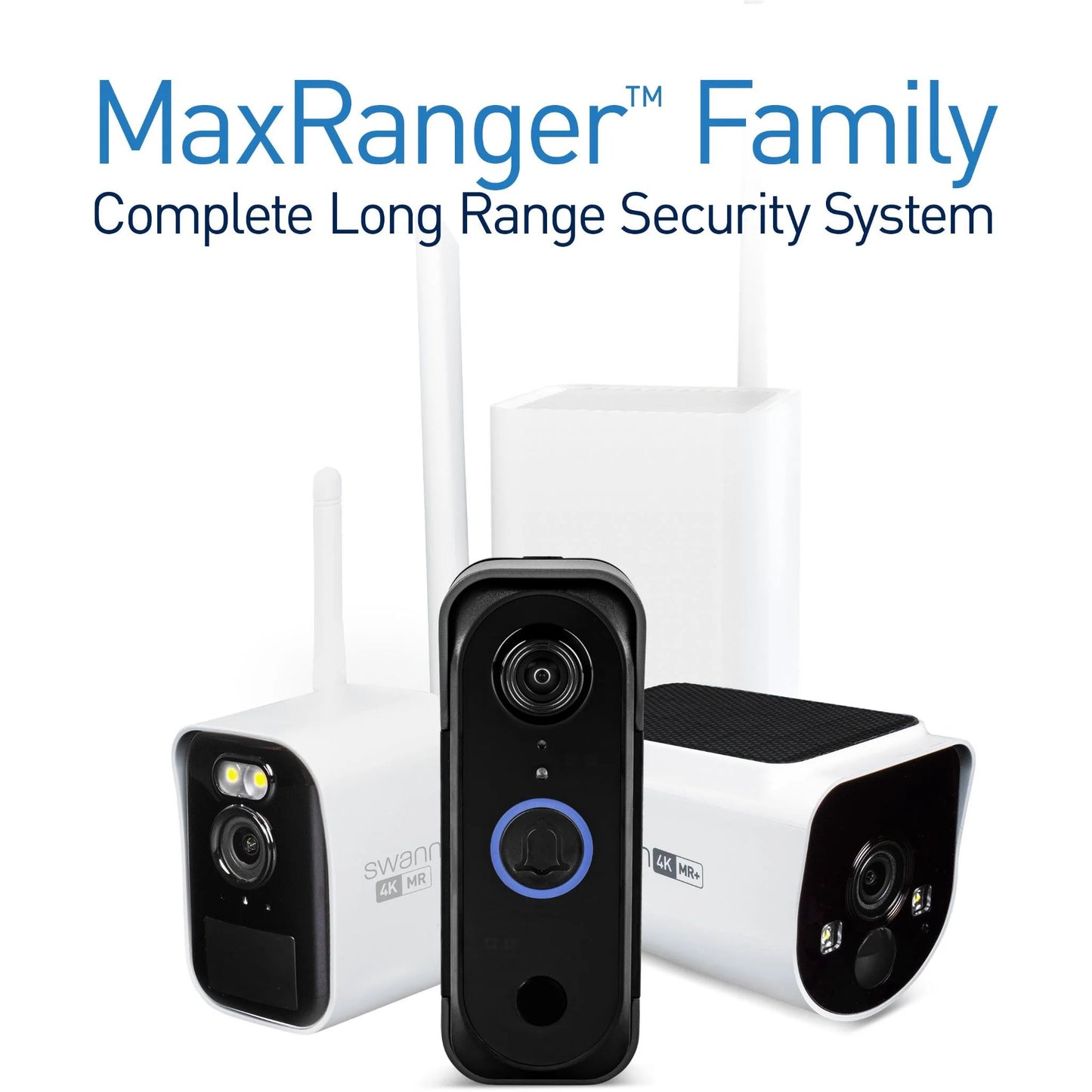 Swann MaxRanger4K Long-Range Wireless Video Doorbell (Add-On)