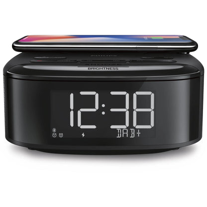 Philips DAB/FM Alarm Clock Radio with Qi Wireless Charging