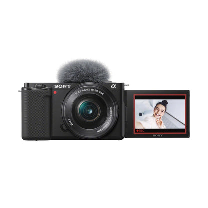 Sony ZV-E10 Mirrorless Vlog Camera with 16-50mm Lens Kit (Black)