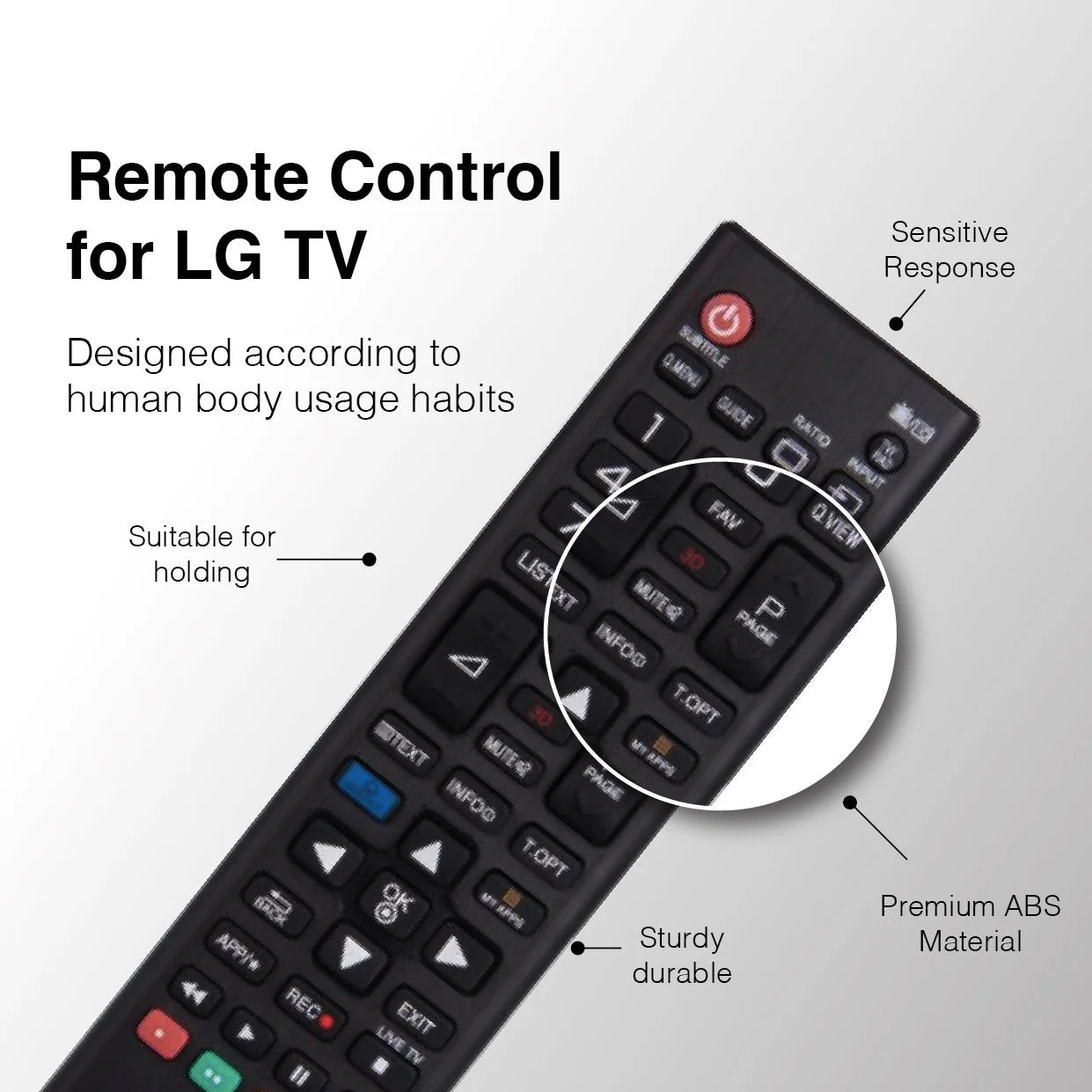 Laser Universal LG Replacement TV Remote (No Setup)