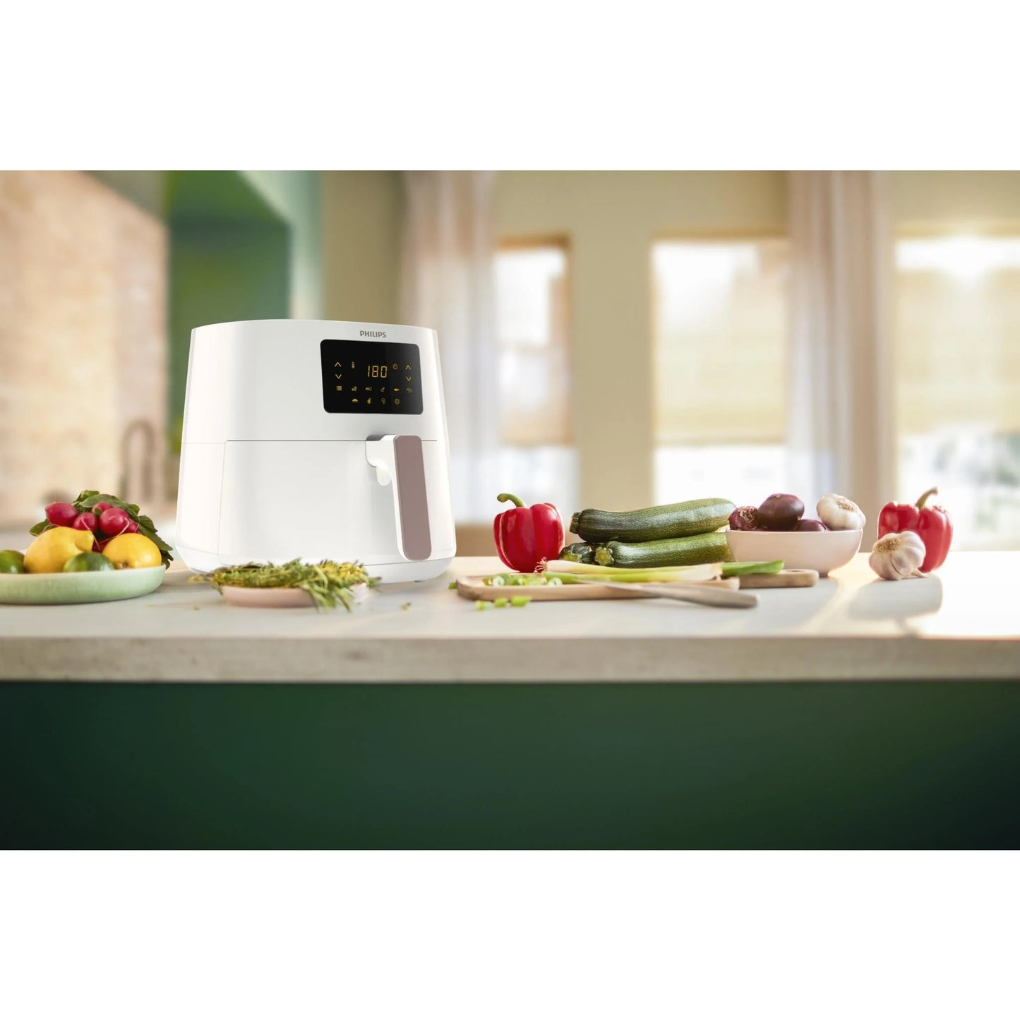 Philips HD9270/21 Essential Digital 6.2L Air Fryer XL (White)