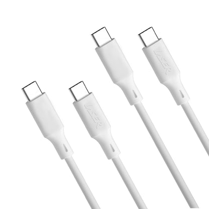 Laser (2-Pack) USB-C to USB-C Charging Cable 1m (White)
