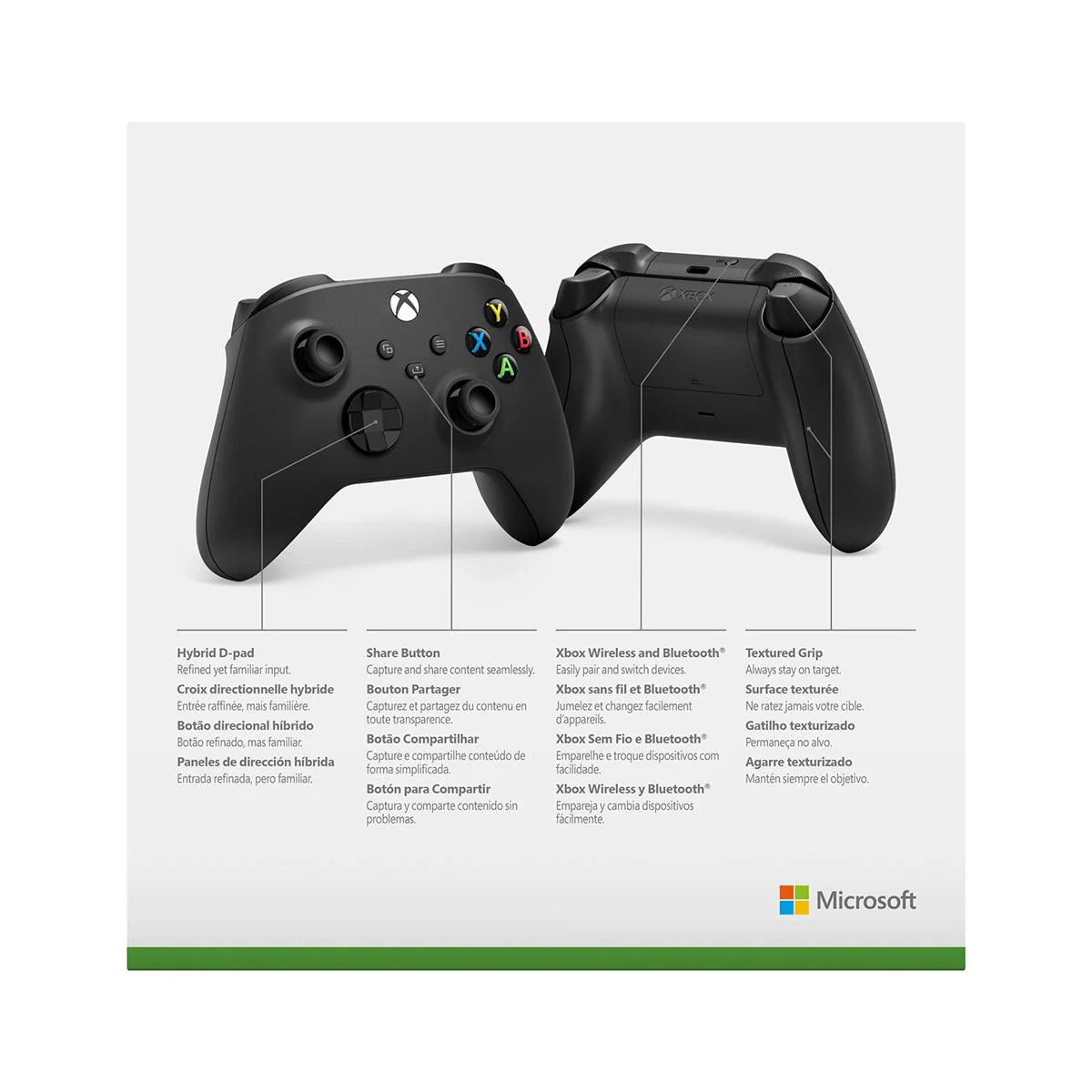 MICROSOFT Xbox Wireless Controller Carbon Black