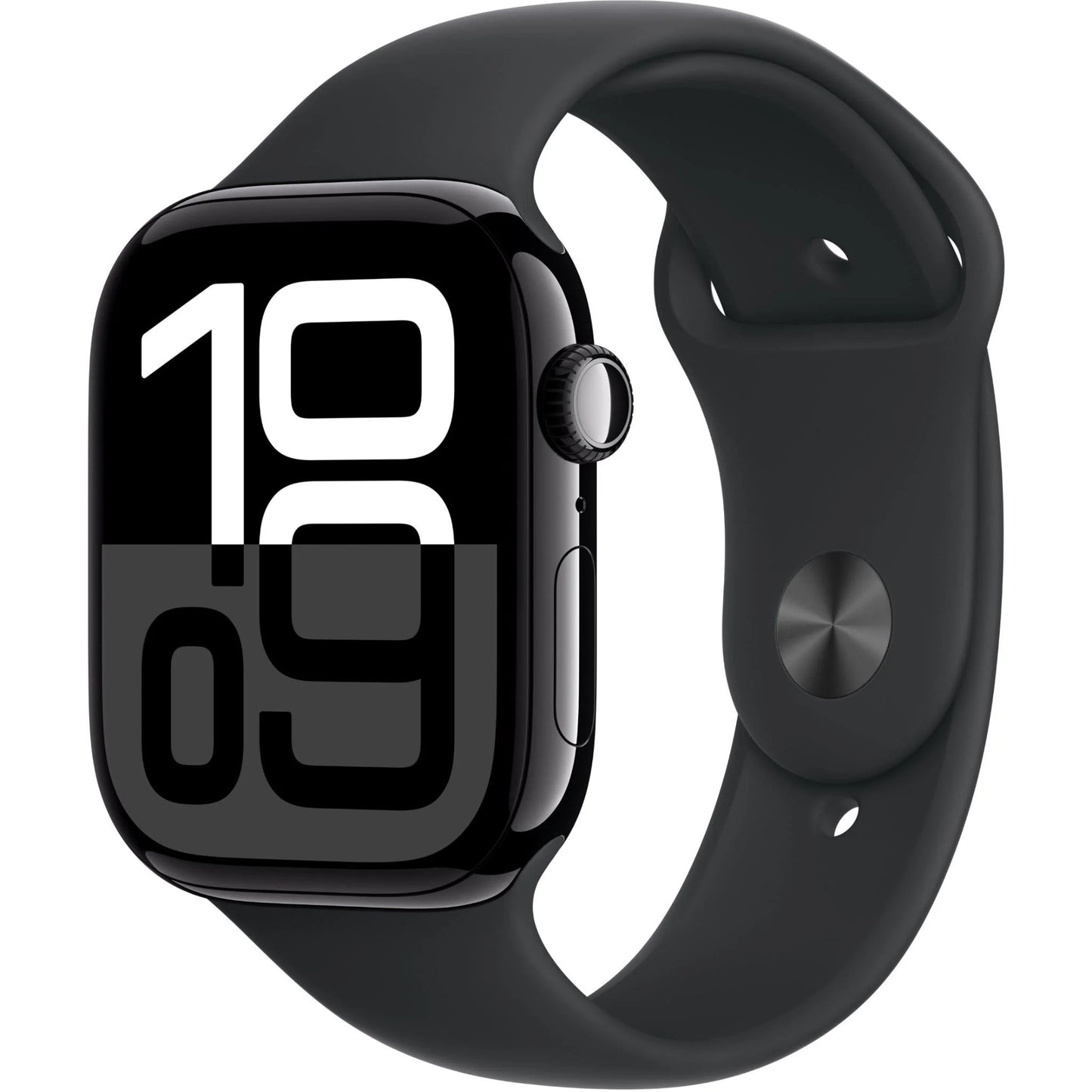 Apple Watch Series 10 46mm Jet Black Aluminium Case GPS Sport Band (M/L) [Black] MODEL: MWWQ3ZP/A