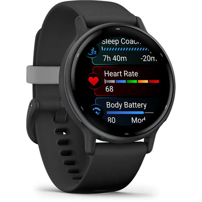 Garmin VivoActive 5 Smart Watch (Black/Slate)