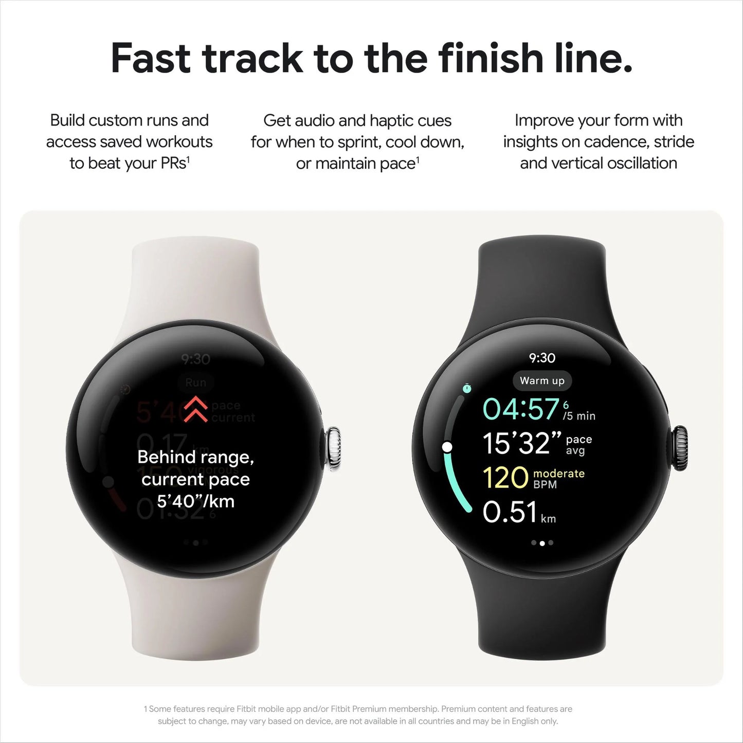 Google Pixel Watch 3 Wi-Fi 45mm (Silver with Porcelain Active Band)