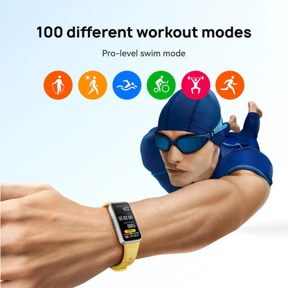Huawei Band 9 Fitness Tracker Watch (Black Fluoroelastomer Strap)