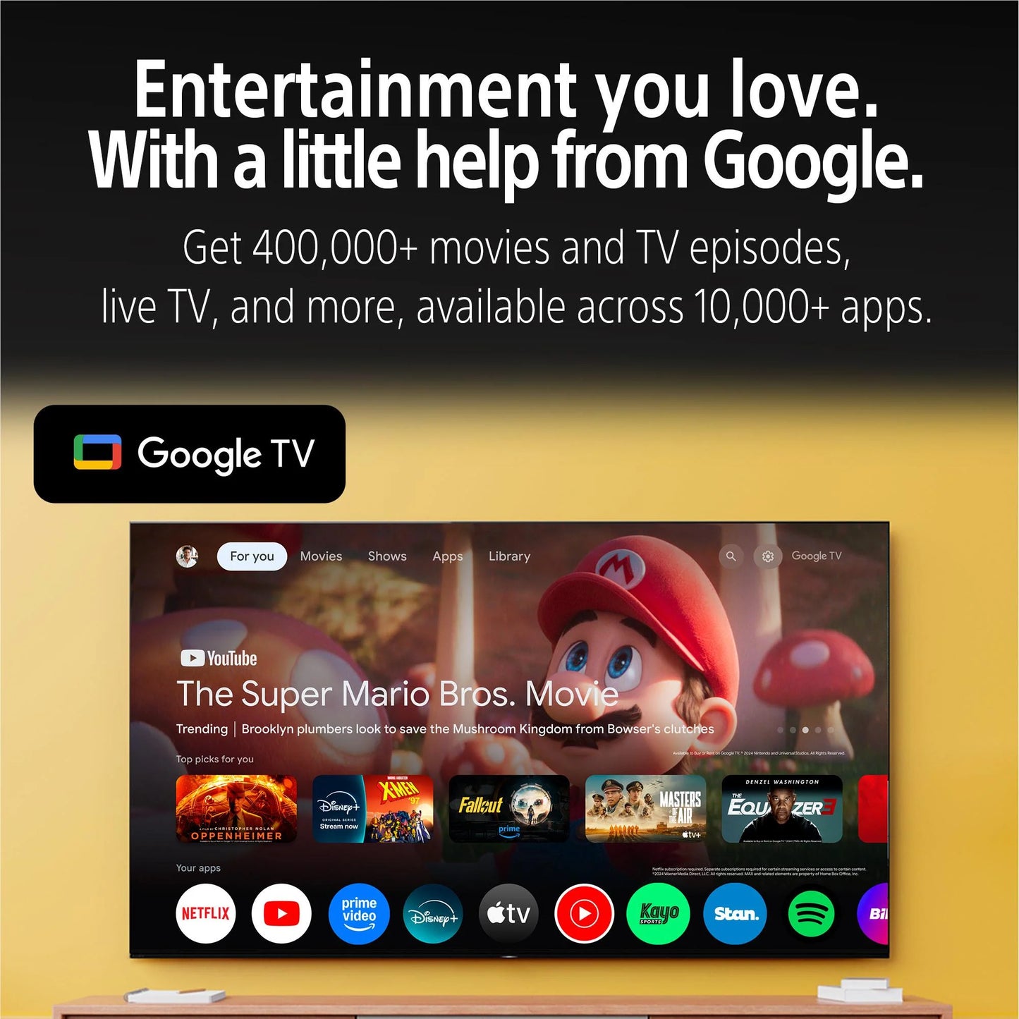 Sony 65" BRAVIA 8 II 4K HDR OLED Google TV [2025]