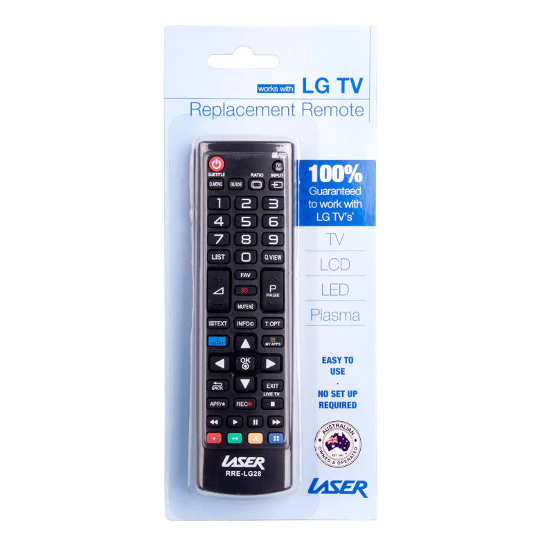 Laser Universal LG Replacement TV Remote (No Setup)