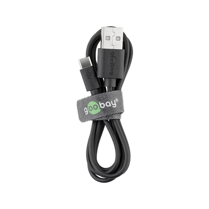 Goobay Charging and Sync Cable USB-A > USB-C™ 0.5M (Black)