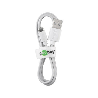 Goobay Charging and Sync Cable USB-A > USB-C™ 0.5M (White)